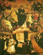 the apotheosis of st Francisco de Zurbaran